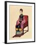 Portrait of a Tartar Woman-null-Framed Premium Giclee Print