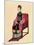 Portrait of a Tartar Woman-null-Mounted Premium Giclee Print