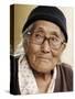 Portrait of a Tibetan Woman, Mcleod Ganj, Dharamsala, Himachal Pradesh State, India-Jochen Schlenker-Stretched Canvas