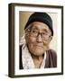 Portrait of a Tibetan Woman, Mcleod Ganj, Dharamsala, Himachal Pradesh State, India-Jochen Schlenker-Framed Photographic Print
