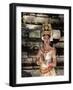 Portrait of a Traditional Cambodian Apsara Dancer, Cambodia-Gavin Hellier-Framed Photographic Print