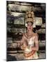 Portrait of a Traditional Cambodian Apsara Dancer, Cambodia-Gavin Hellier-Mounted Photographic Print