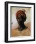 Portrait of a Turk in a Turban, circa 1826-Eugene Delacroix-Framed Giclee Print