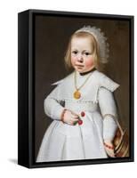 Portrait of a Two-Year Old Girl, 1636-Jan Cornelisz van Loenen-Framed Stretched Canvas