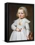 Portrait of a Two-Year Old Girl, 1636-Johan Cornelisz van Loenen-Framed Stretched Canvas