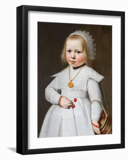 Portrait of a Two-Year Old Girl, 1636-Johan Cornelisz van Loenen-Framed Giclee Print