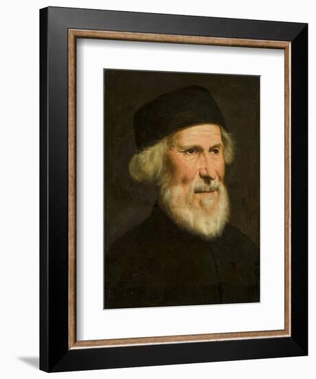 Portrait of a Venetian, C.1550-Jacopo Robusti Tintoretto-Framed Giclee Print