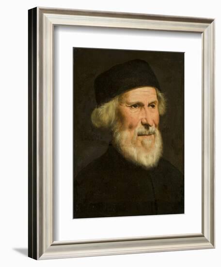 Portrait of a Venetian, C.1550-Jacopo Robusti Tintoretto-Framed Giclee Print