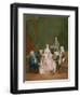 Portrait of a Venetian Family with a Manservant Serving Coffee-Pietro Longhi-Framed Art Print