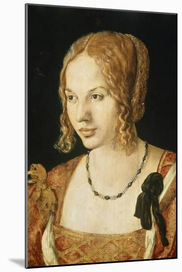 Portrait of a Venetian Lady-Albrecht Dürer-Mounted Giclee Print