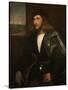 Portrait of a Venetian Nobleman-Giovanni de Busi Cariani-Stretched Canvas