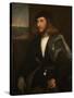 Portrait of a Venetian Nobleman-Giovanni de Busi Cariani-Stretched Canvas