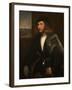 Portrait of a Venetian Nobleman-Giovanni de Busi Cariani-Framed Giclee Print