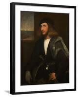 Portrait of a Venetian Nobleman-Giovanni de Busi Cariani-Framed Giclee Print
