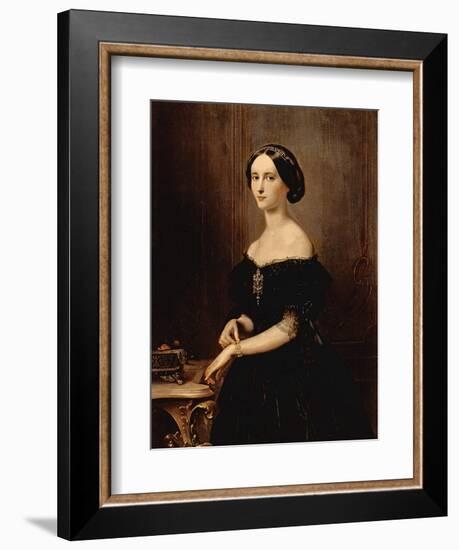 Portrait of a Venetian Woman, C.1852-Francesco Hayez-Framed Giclee Print