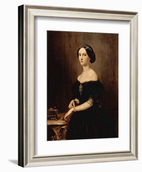 Portrait of a Venetian Woman, C.1852-Francesco Hayez-Framed Giclee Print