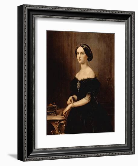 Portrait of a Venetian Woman, C.1852-Francesco Hayez-Framed Giclee Print