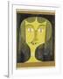 Portrait of a Violet-Eyed Woman-Paul Klee-Framed Giclee Print