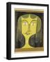 Portrait of a Violet-Eyed Woman-Paul Klee-Framed Giclee Print