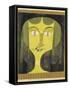 Portrait of a Violet-Eyed Woman-Paul Klee-Framed Stretched Canvas