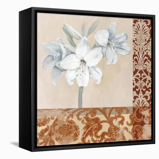 Portrait of a White Lily-Marietta Cohen-Framed Stretched Canvas