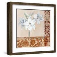 Portrait of a White Lily-Marietta Cohen-Framed Art Print