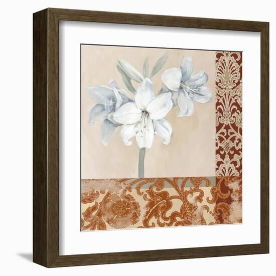 Portrait of a White Lily-Marietta Cohen-Framed Art Print