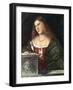 Portrait of a Woman, 1485-1547-Giovanni Cariani-Framed Giclee Print