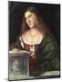 Portrait of a Woman, 1485-1547-Giovanni Cariani-Mounted Giclee Print