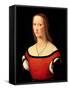 Portrait of a Woman, 1500s-Lorenzo Costa-Framed Stretched Canvas