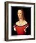 Portrait of a Woman, 1500s-Lorenzo Costa-Framed Giclee Print