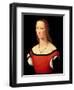 Portrait of a Woman, 1500s-Lorenzo Costa-Framed Giclee Print