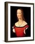 Portrait of a Woman, 1500s-Lorenzo Costa-Framed Giclee Print