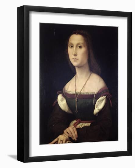 Portrait of a Woman, 1507-Raphael-Framed Giclee Print