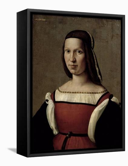 Portrait of a Woman, 1509-Ridolfo Ghirlandaio-Framed Stretched Canvas