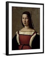 Portrait of a Woman, 1509-Ridolfo Ghirlandaio-Framed Giclee Print