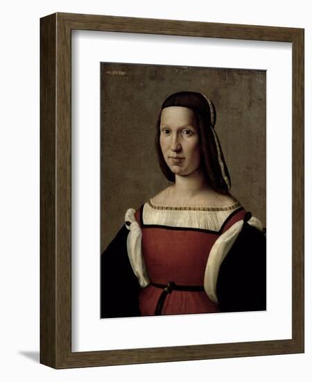 Portrait of a Woman, 1509-Ridolfo Ghirlandaio-Framed Giclee Print