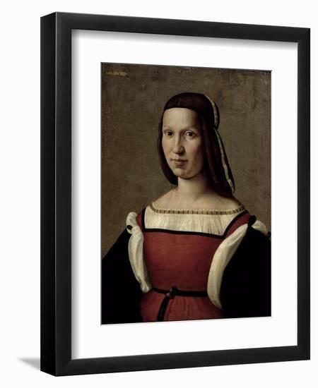 Portrait of a Woman, 1509-Ridolfo Ghirlandaio-Framed Giclee Print