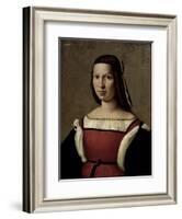 Portrait of a Woman, 1509-Ridolfo Ghirlandaio-Framed Giclee Print