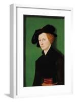 Portrait of a Woman, 1522-Lucas Cranach the Elder-Framed Premium Giclee Print