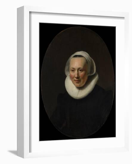 Portrait of a Woman, 1633-Rembrandt van Rijn-Framed Giclee Print