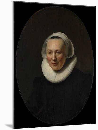 Portrait of a Woman, 1633-Rembrandt van Rijn-Mounted Giclee Print