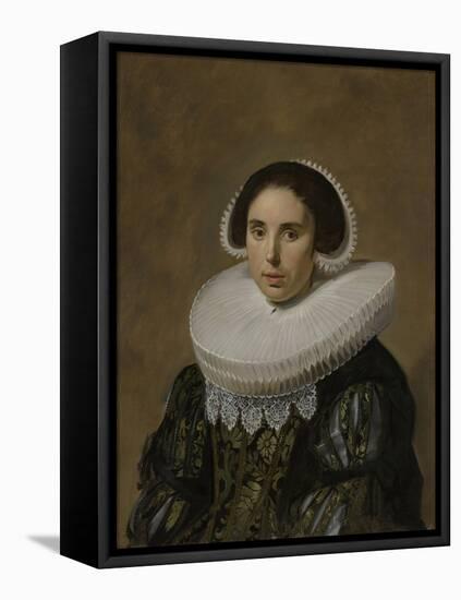 Portrait of a Woman, 1635-Frans Hals-Framed Stretched Canvas