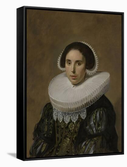 Portrait of a Woman, 1635-Frans Hals-Framed Stretched Canvas