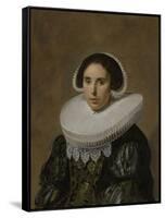 Portrait of a Woman, 1635-Frans Hals-Framed Stretched Canvas