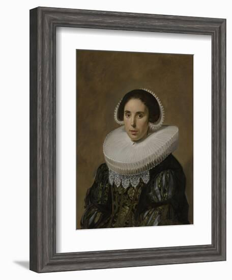 Portrait of a Woman, 1635-Frans Hals-Framed Art Print