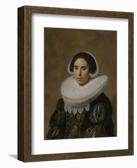 Portrait of a Woman, 1635-Frans Hals-Framed Art Print