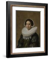 Portrait of a Woman, 1635-Frans Hals-Framed Art Print