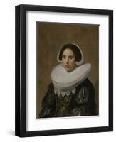 Portrait of a Woman, 1635-Frans Hals-Framed Art Print