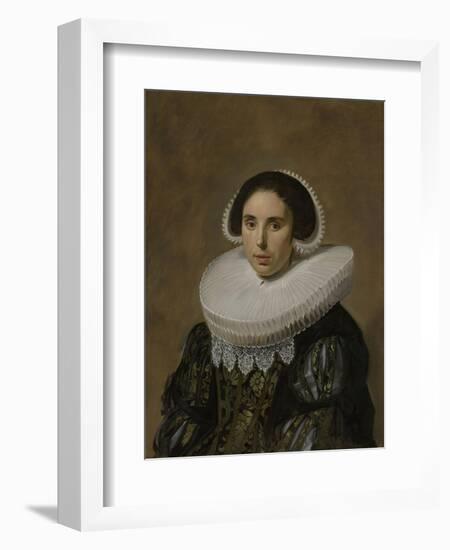 Portrait of a Woman, 1635-Frans Hals-Framed Art Print